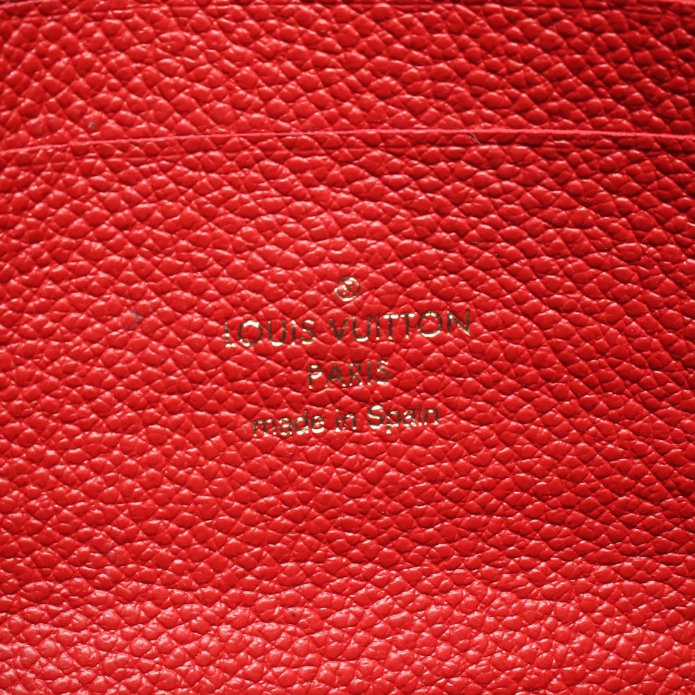 LV Pochette Double Zip Navy Red - 4