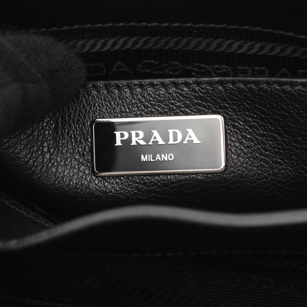 Prada Glace Calf Shoulder Black - 4