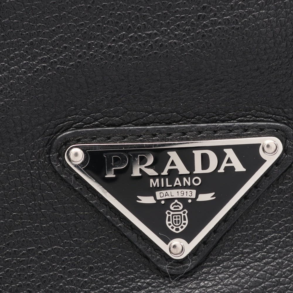 Prada Glace Calf Shoulder Black - 5