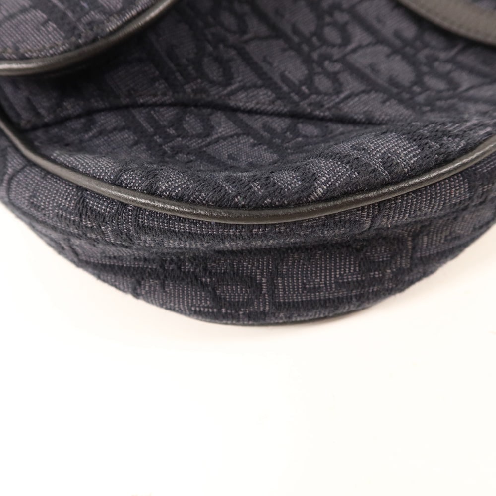 Dior Saddle Bag Canvas Black - 13