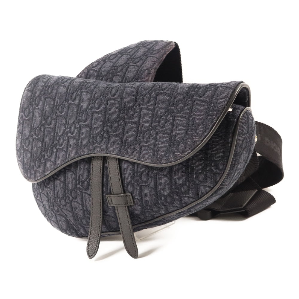 Dior Saddle Bag Canvas Black - 3