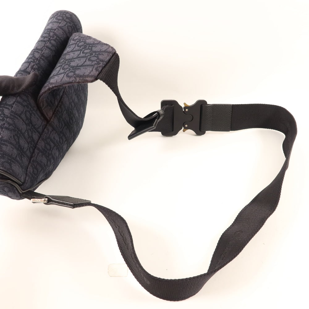 Dior Saddle Bag Canvas Black - 5