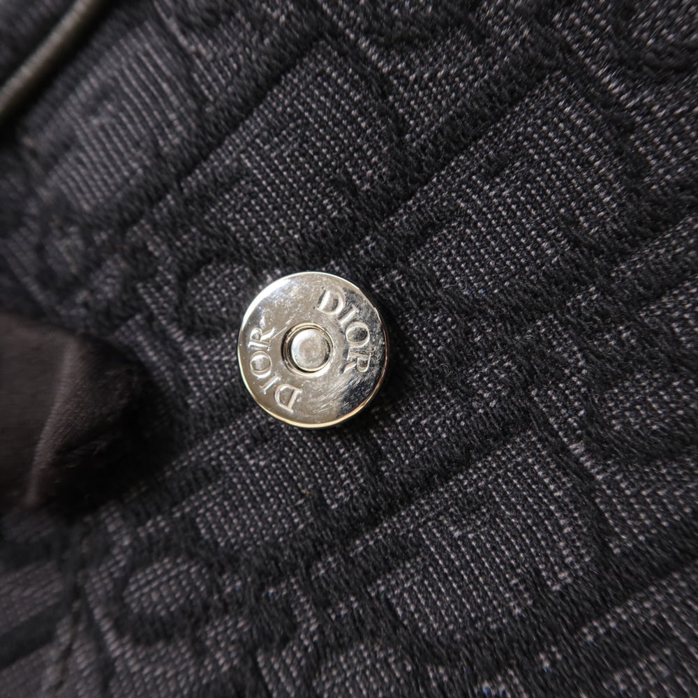 Dior Saddle Bag Canvas Black - 6