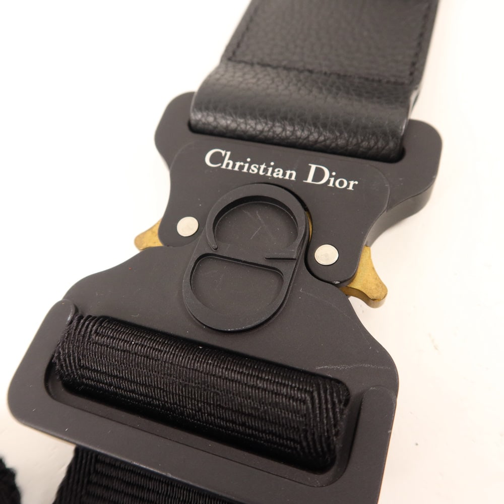 Dior Saddle Bag Canvas Black - 7