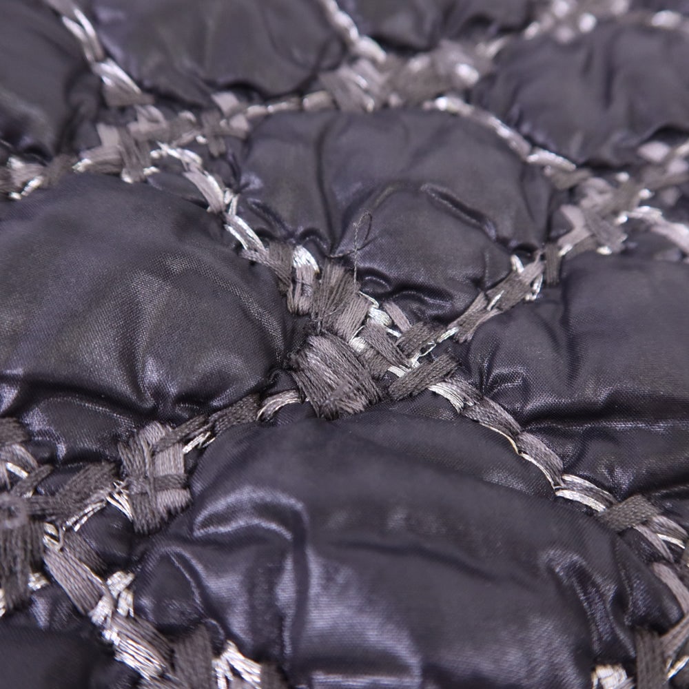 Chanel Chain Tote Nylon Gray - 17