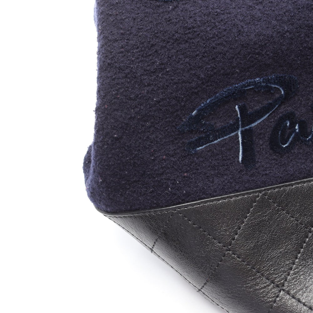 Chanel Drawstring Shoulder Navy Black - 7