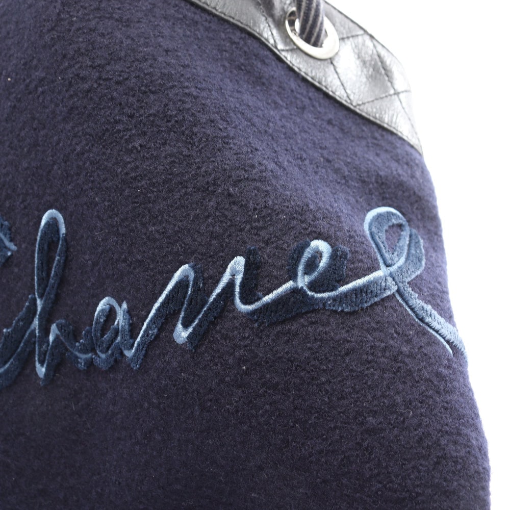 Chanel Drawstring Shoulder Navy Black - 9