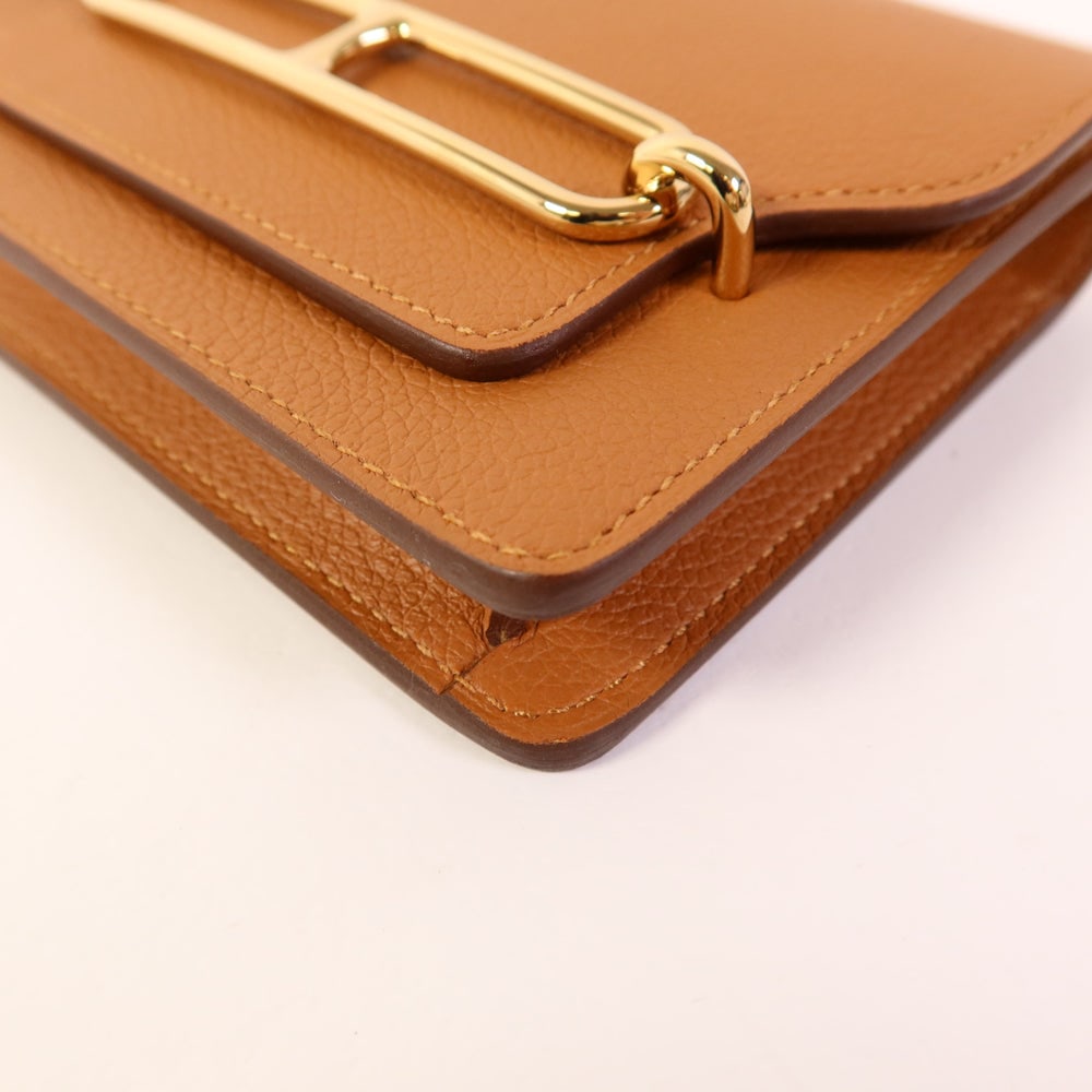 Hermes Roulis Slim Pouch Gold - 11