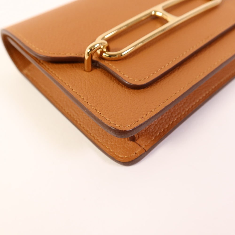 Hermes Roulis Slim Pouch Gold - 12
