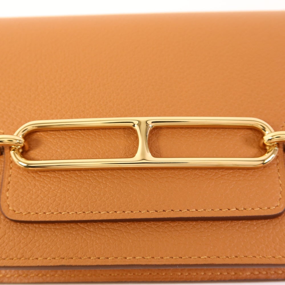 Hermes Roulis Slim Pouch Gold - 8