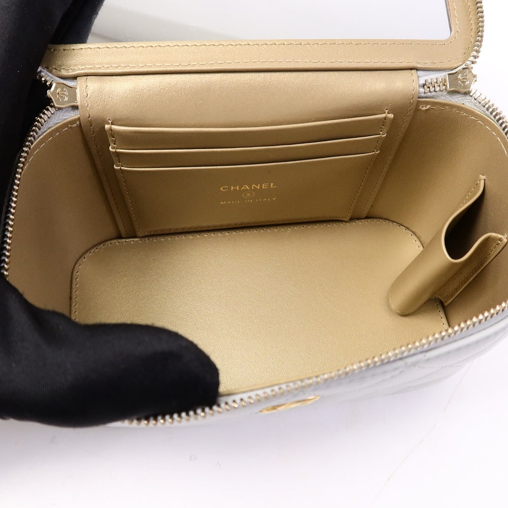 Chanel Vanity Case AP2303 Grey - 5