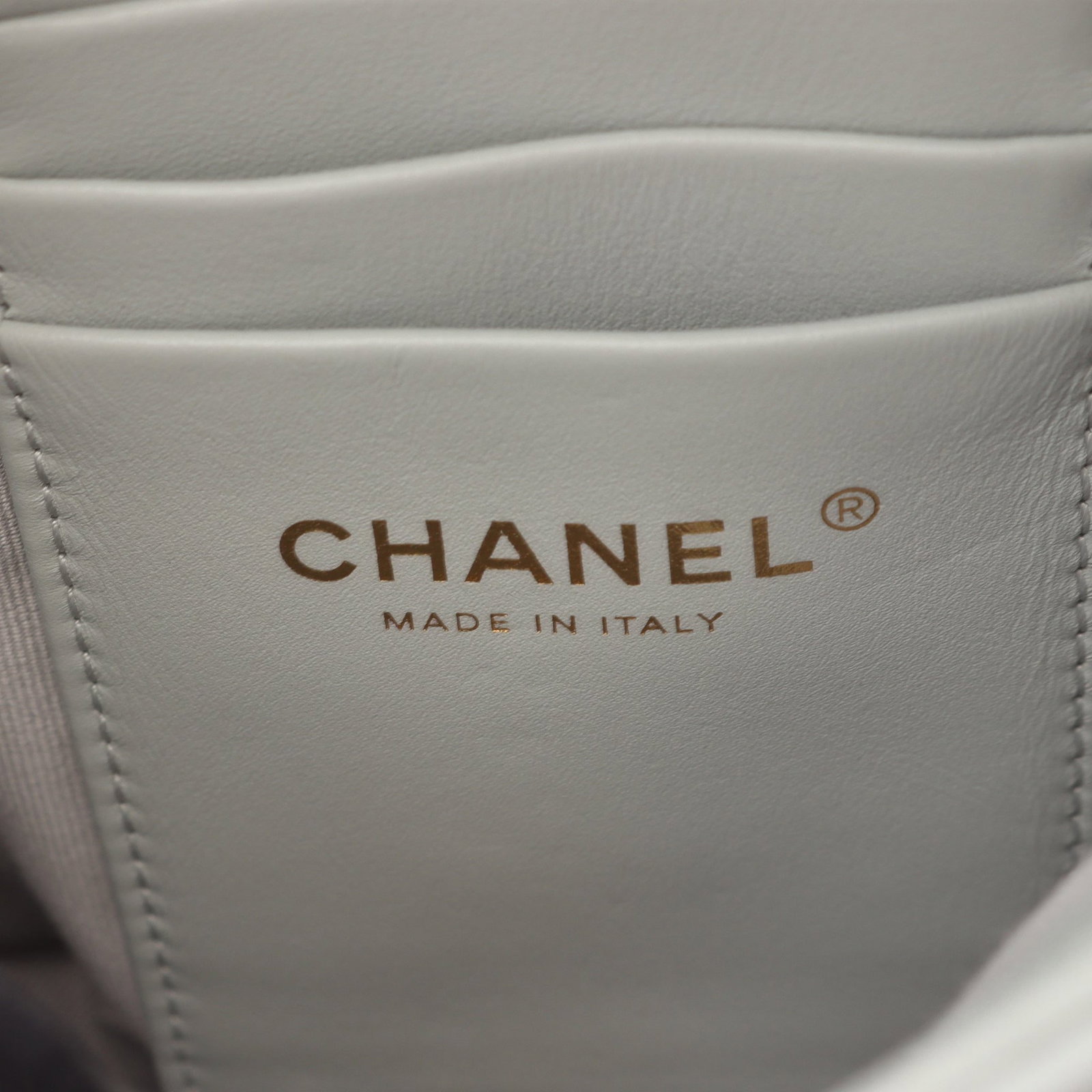 Chanel Chain Bag Blue Gray - 4