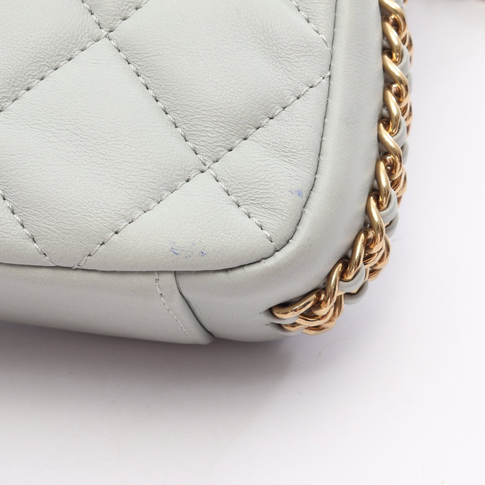 Chanel Chain Bag Blue Gray - 6