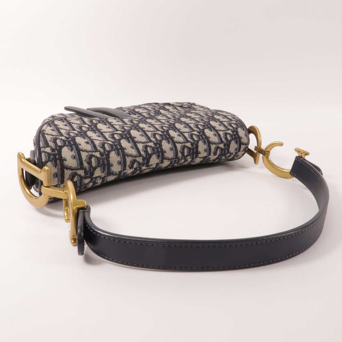 Dior Saddle Medium Oblique Navy - 10