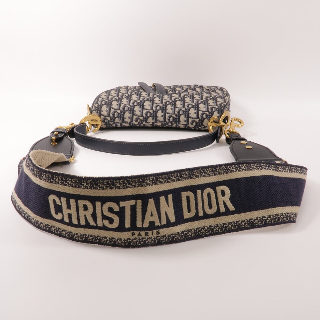 Dior Saddle Medium Oblique Navy - 11