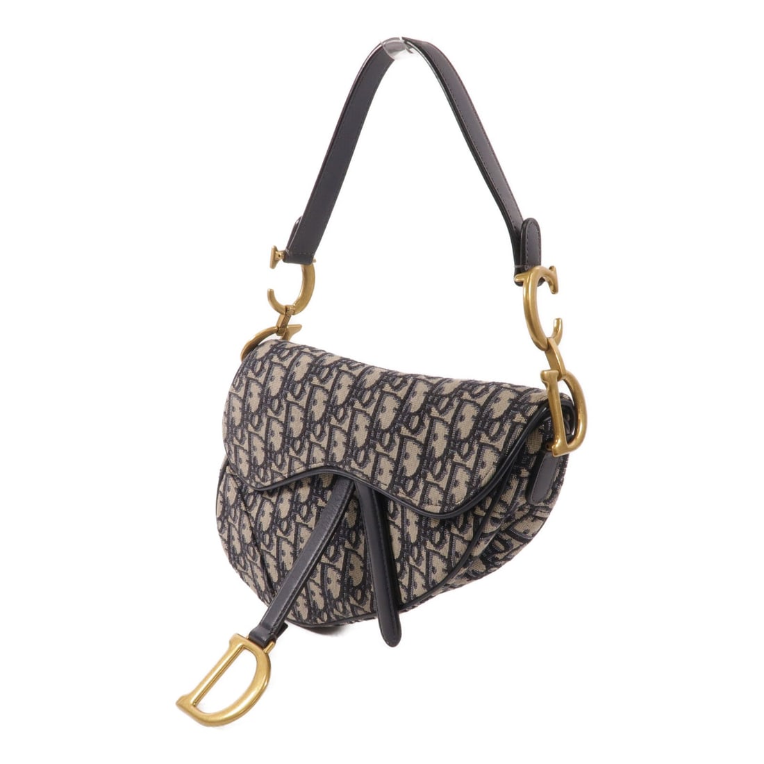 Dior Saddle Medium Oblique Navy - 3
