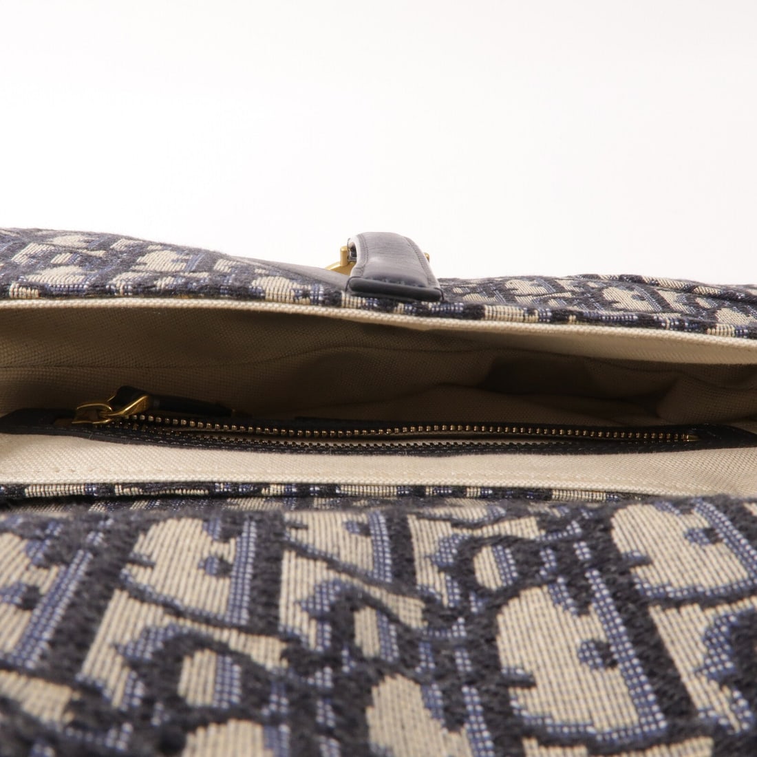 Dior Saddle Medium Oblique Navy - 5