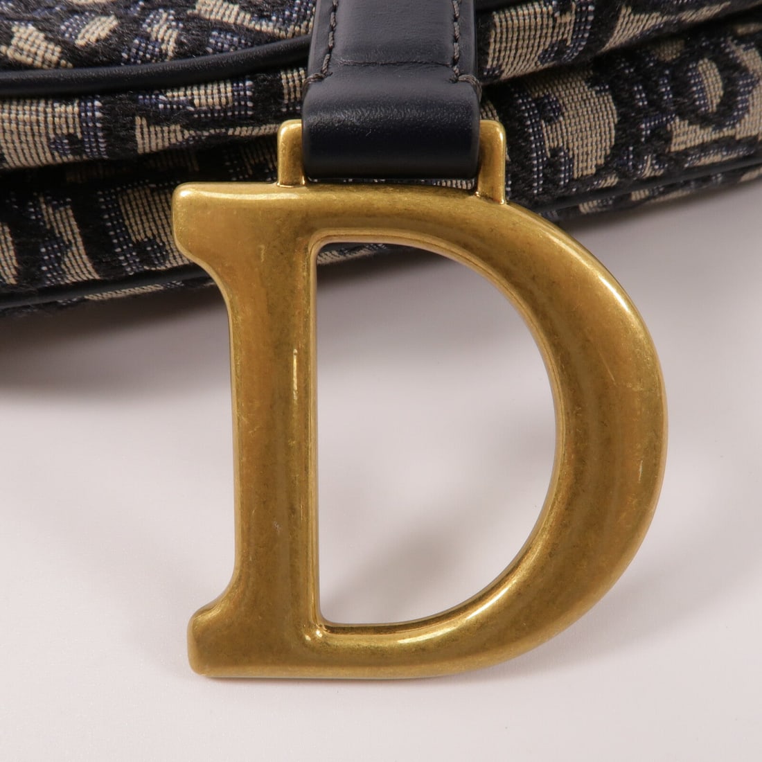 Dior Saddle Medium Oblique Navy - 8