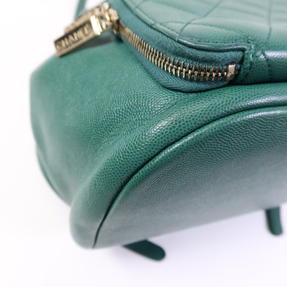 Chanel Affinity Backpack Green - 11