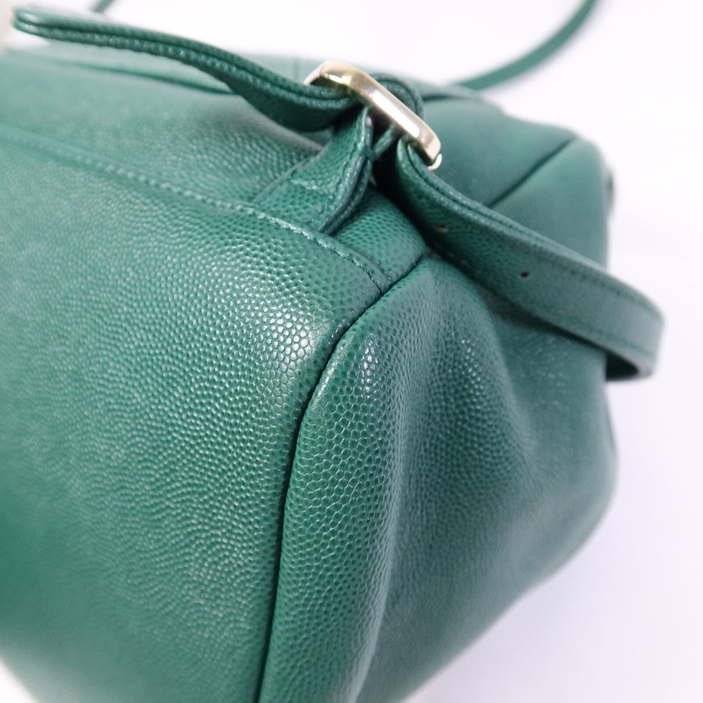 Chanel Affinity Backpack Green - 12