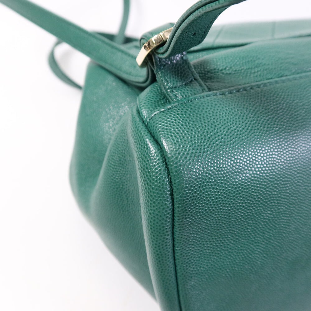Chanel Affinity Backpack Green - 13