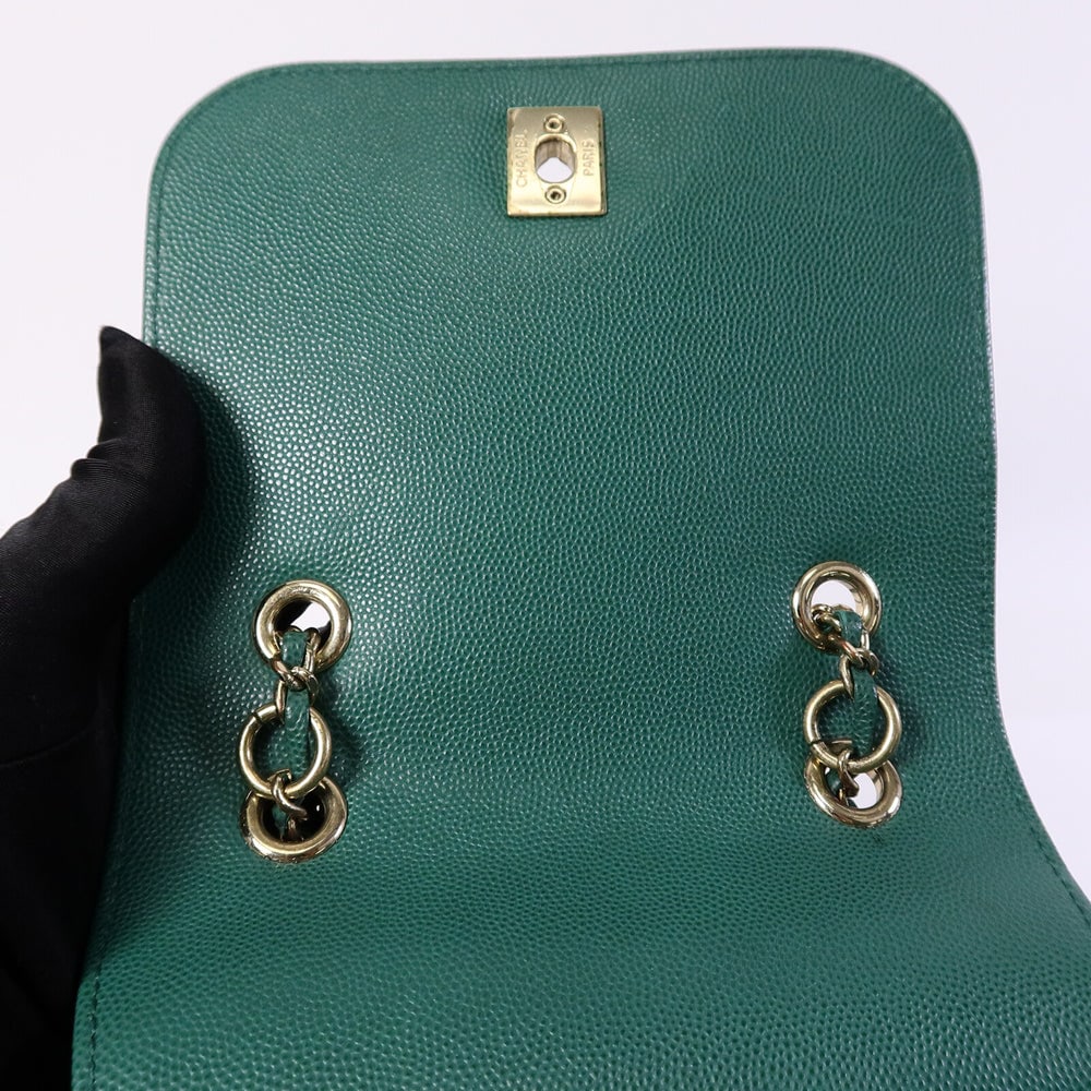 Chanel Affinity Backpack Green - 19
