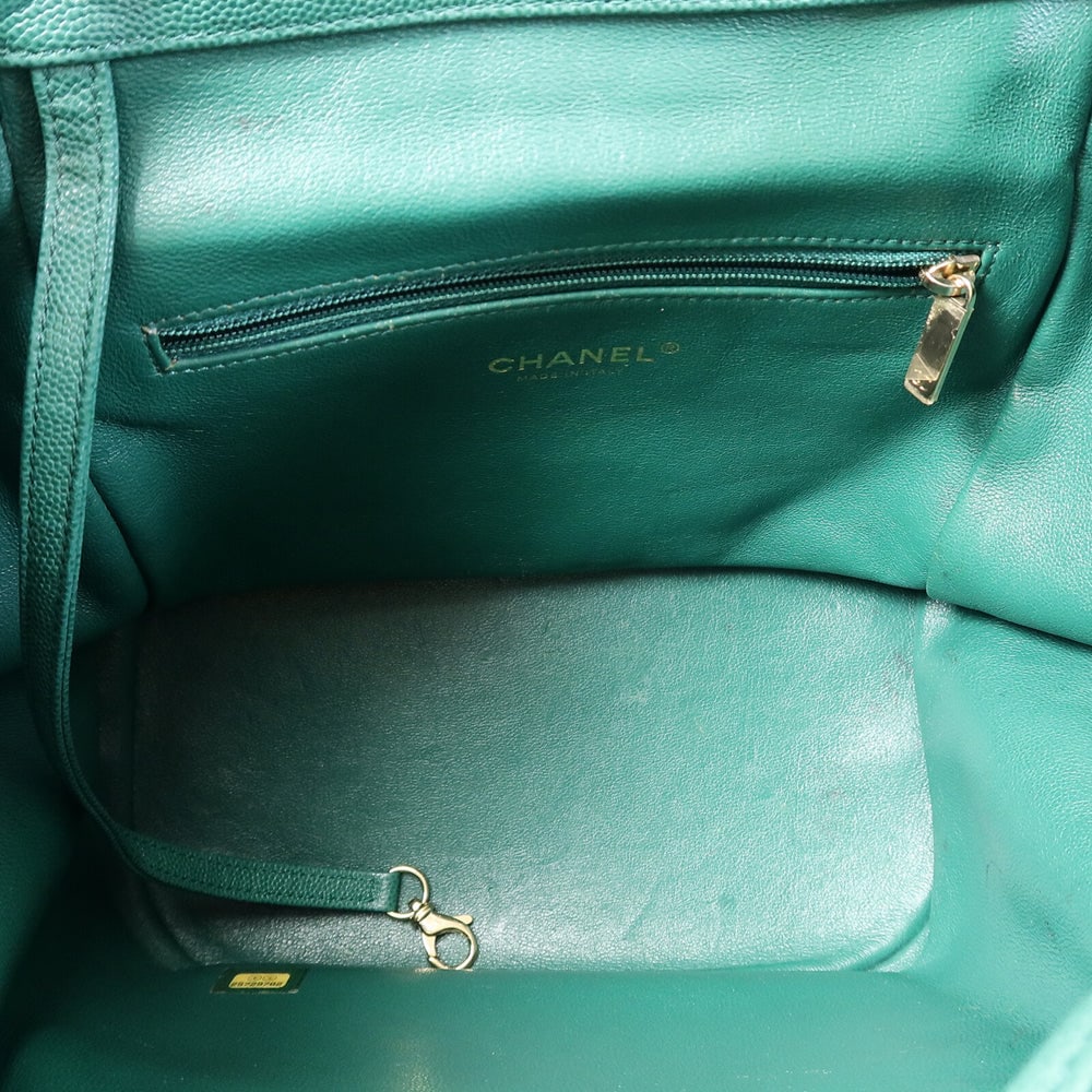 Chanel Affinity Backpack Green - 5