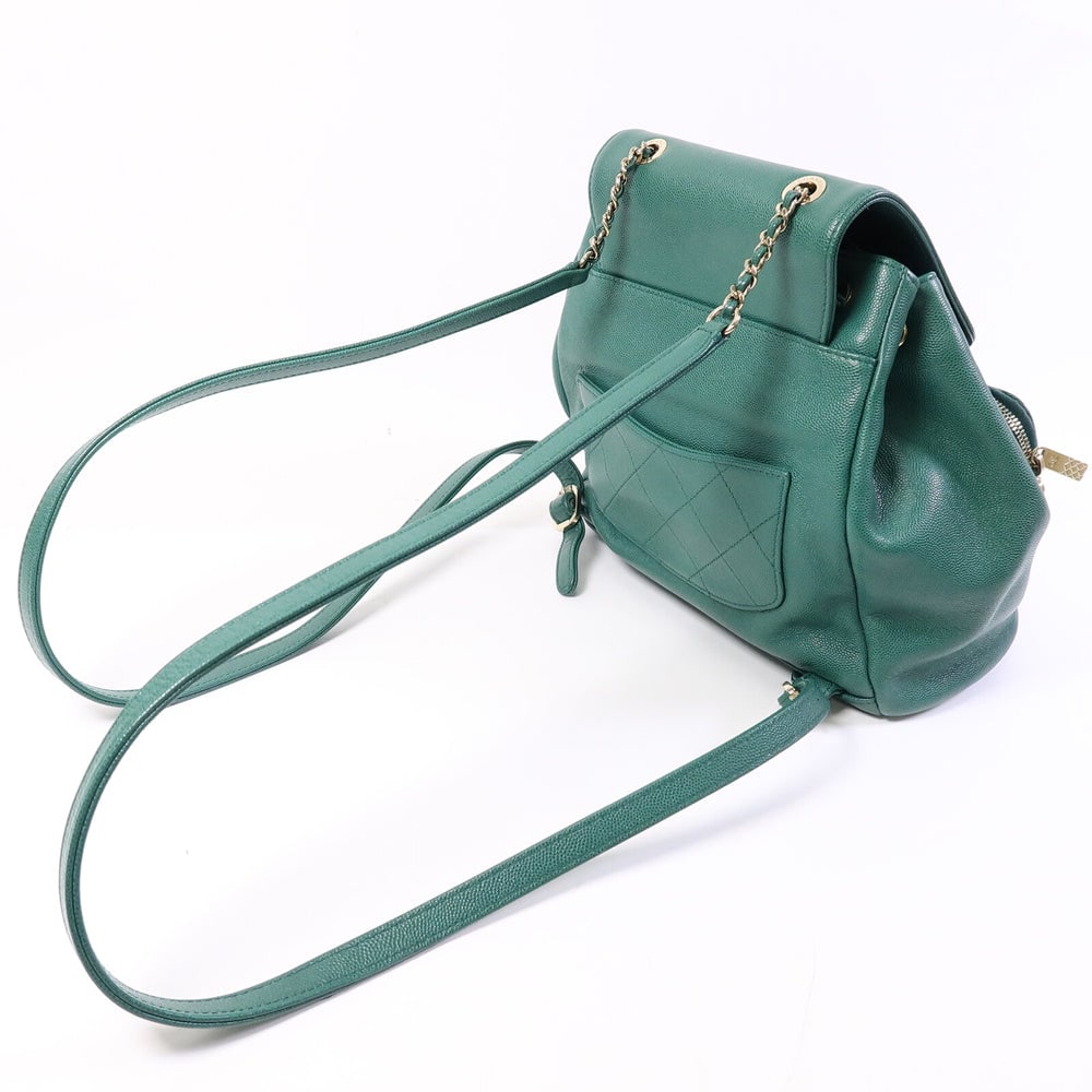 Chanel Affinity Backpack Green - 9