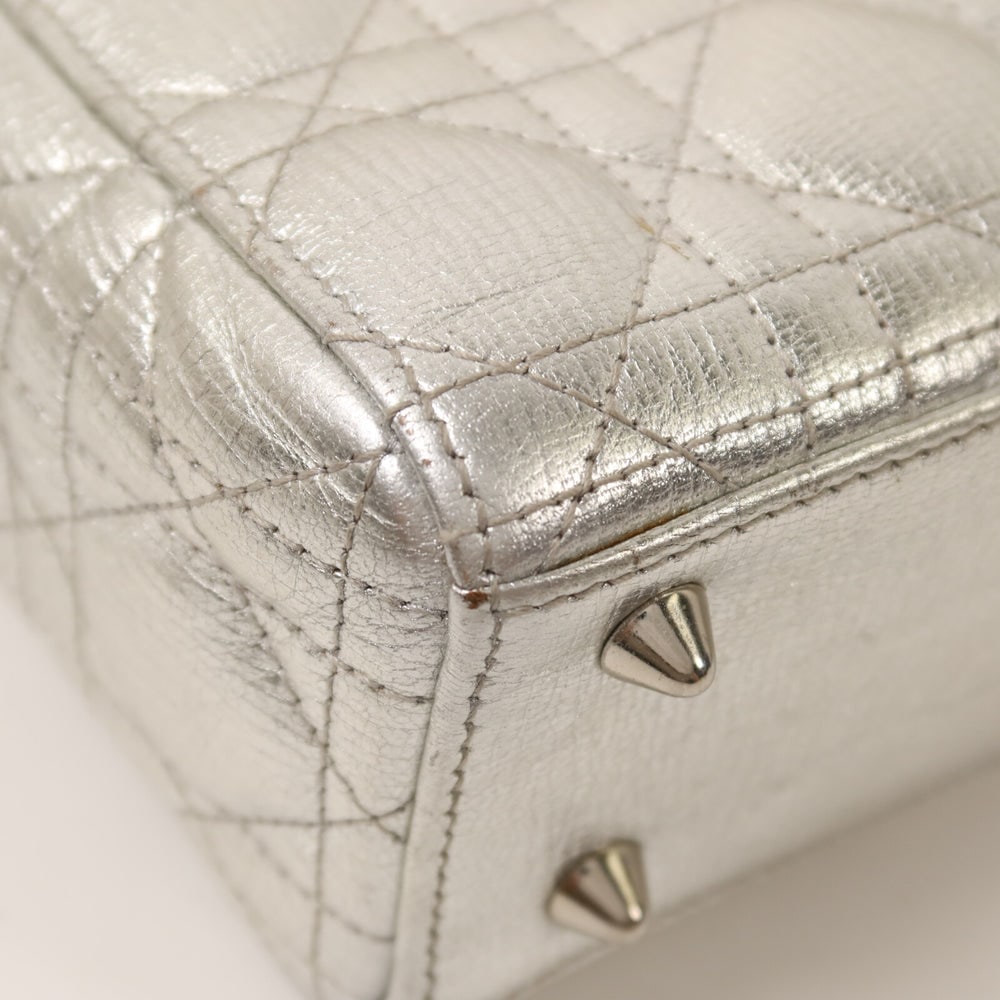 Dior Small Lady Dior Silver - 12