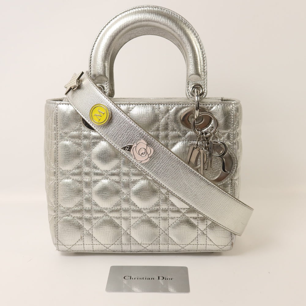 Dior Small Lady Dior Silver - 9