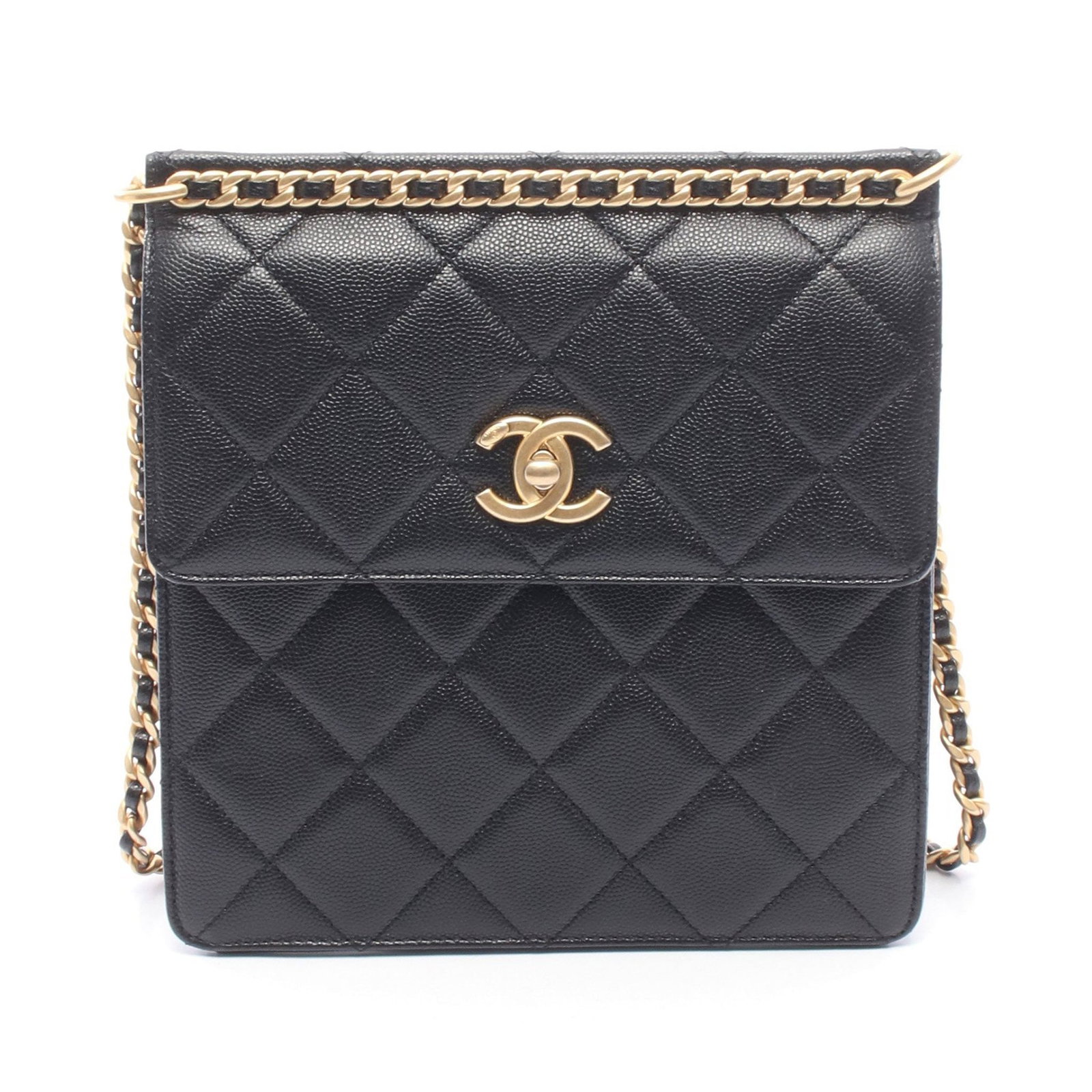 Chanel Backpack Black: Black caviar skin backpack with gold-tone hardware.