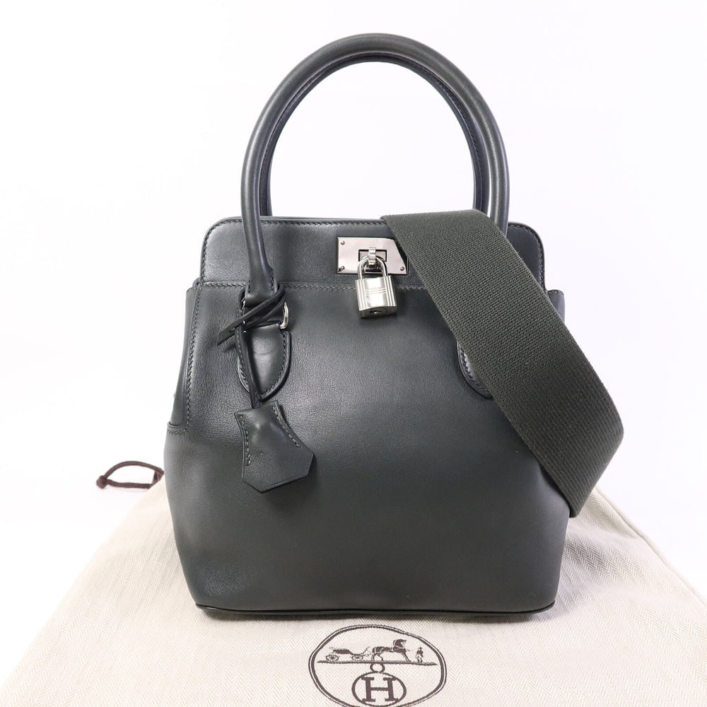 Hermes Toolbox 20 Vert Fonce - 10