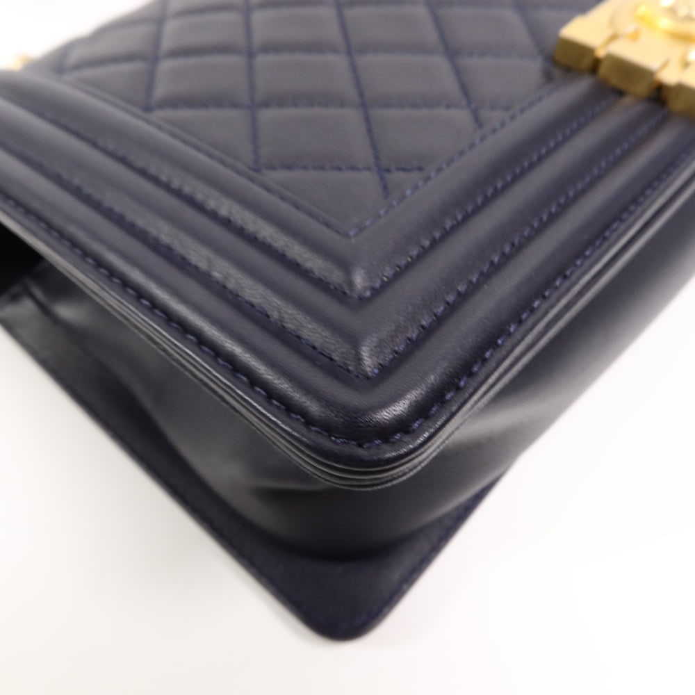 Chanel Boy 25 Blue - 11