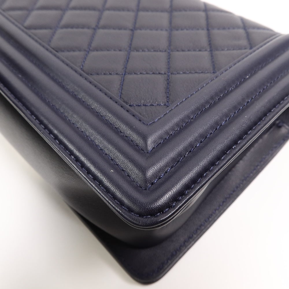 Chanel Boy 25 Blue - 13
