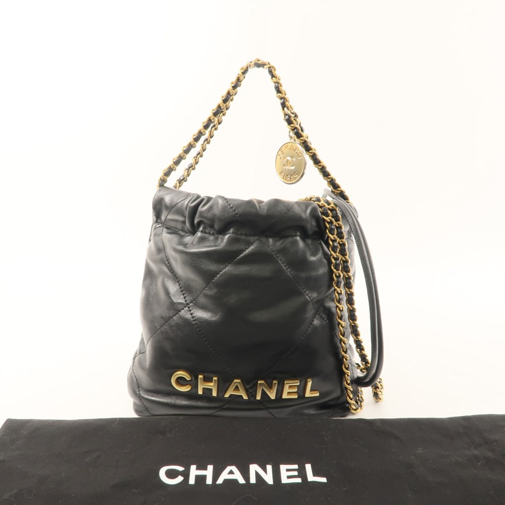 Chanel Mini 22 Black - 11