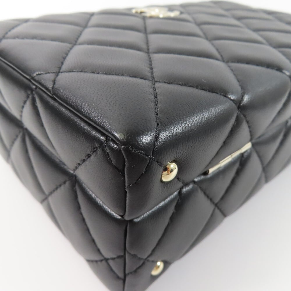 Chanel Small Box Chain Bag Black - 11