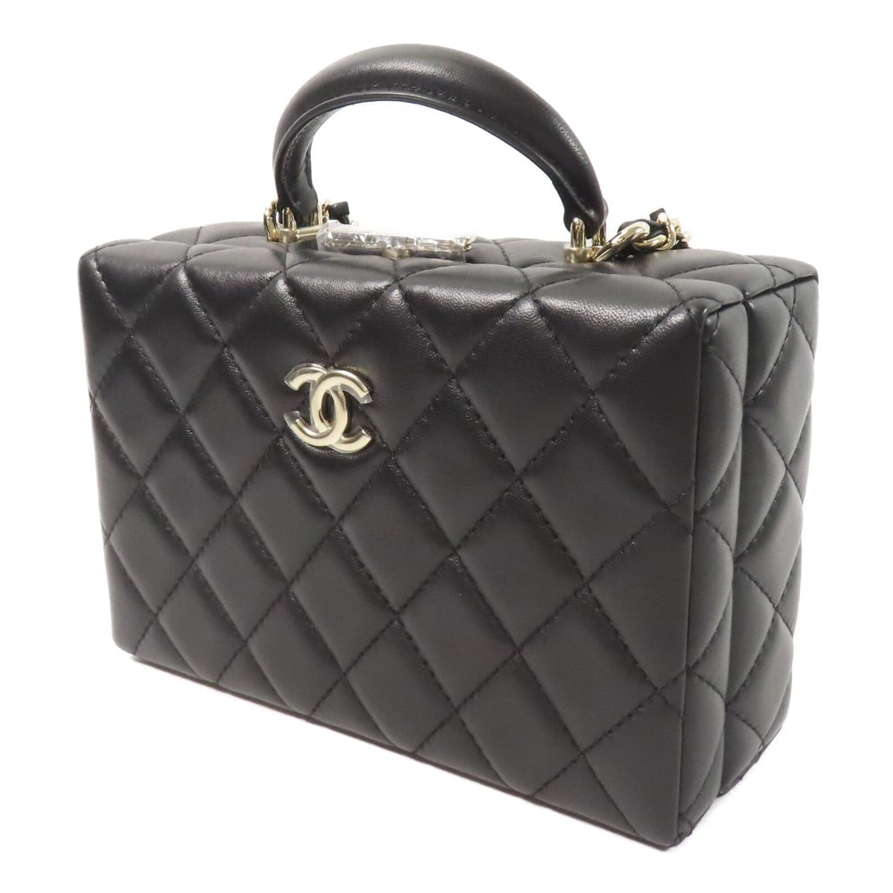 Chanel Small Box Chain Bag Black - 2