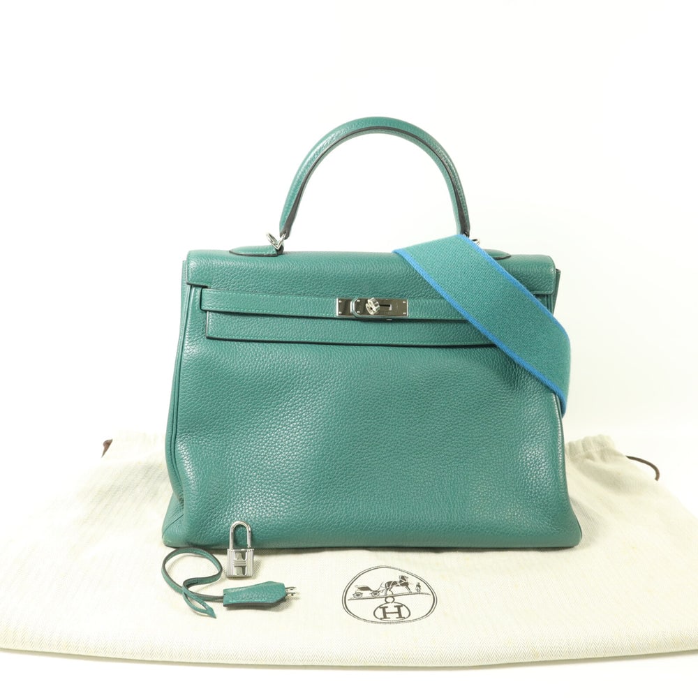 Hermes Kelly 35 Malachite - 12