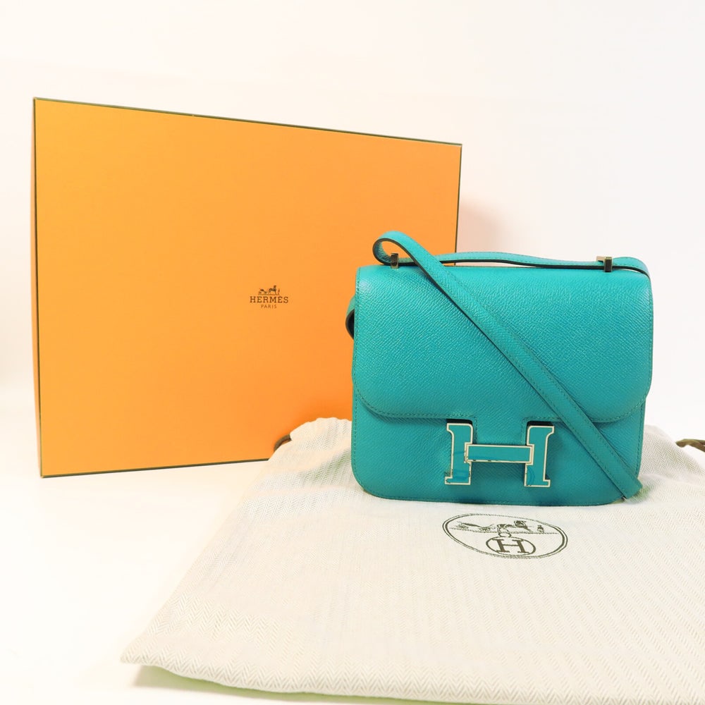 Hermes Constance Mini Blue Paon - 10