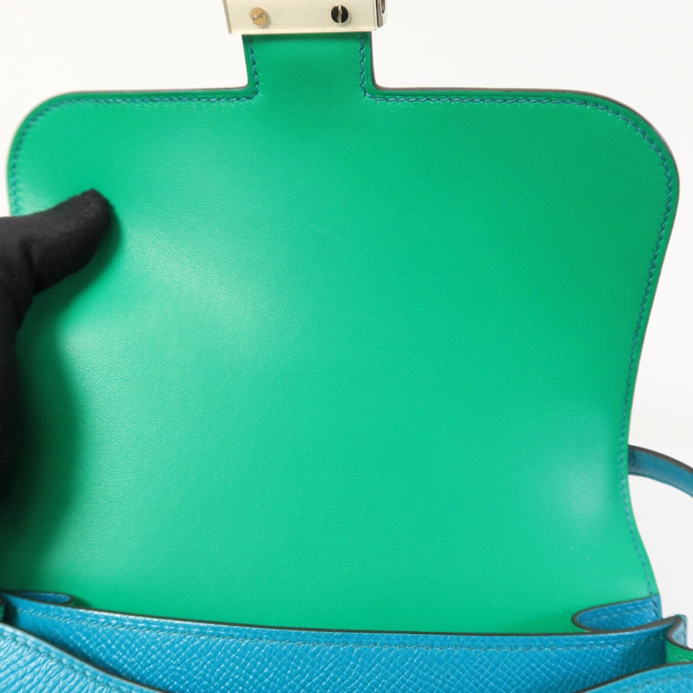 Hermes Constance Mini Blue Paon - 15