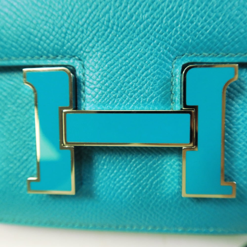 Hermes Constance Mini Blue Paon - 7