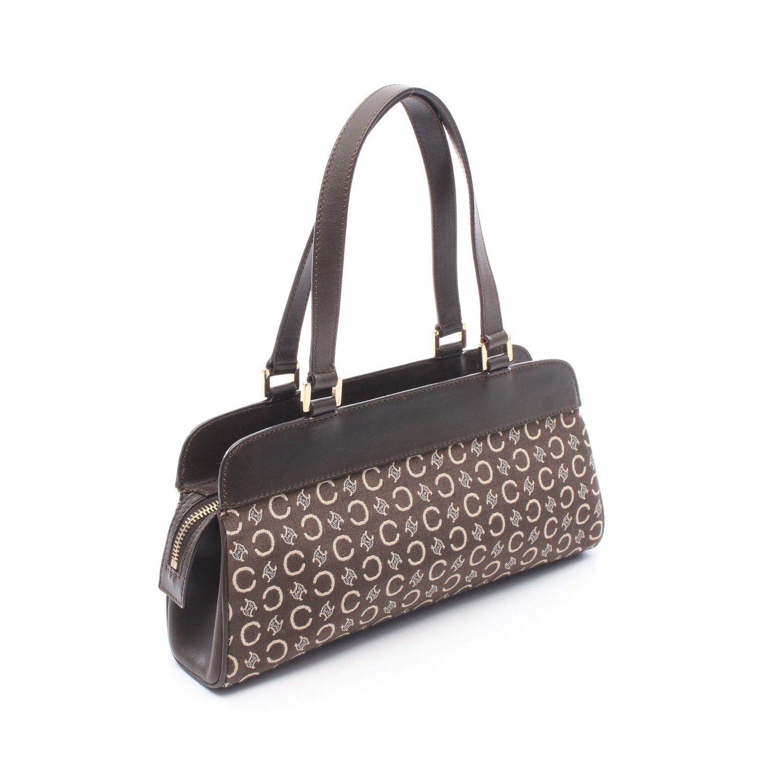 Celine C Macadam Canvas Handbag - 2