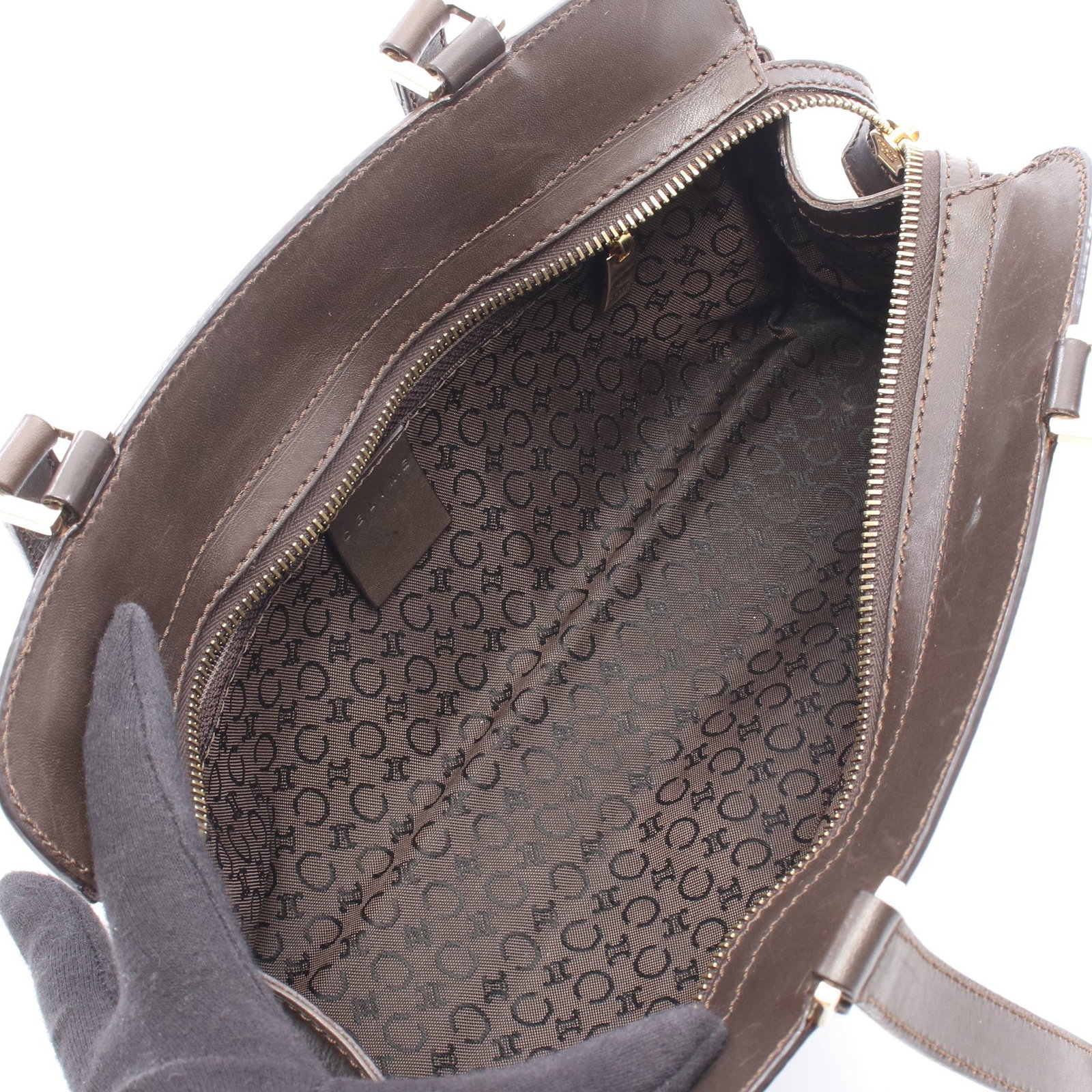 Celine C Macadam Canvas Handbag - 3