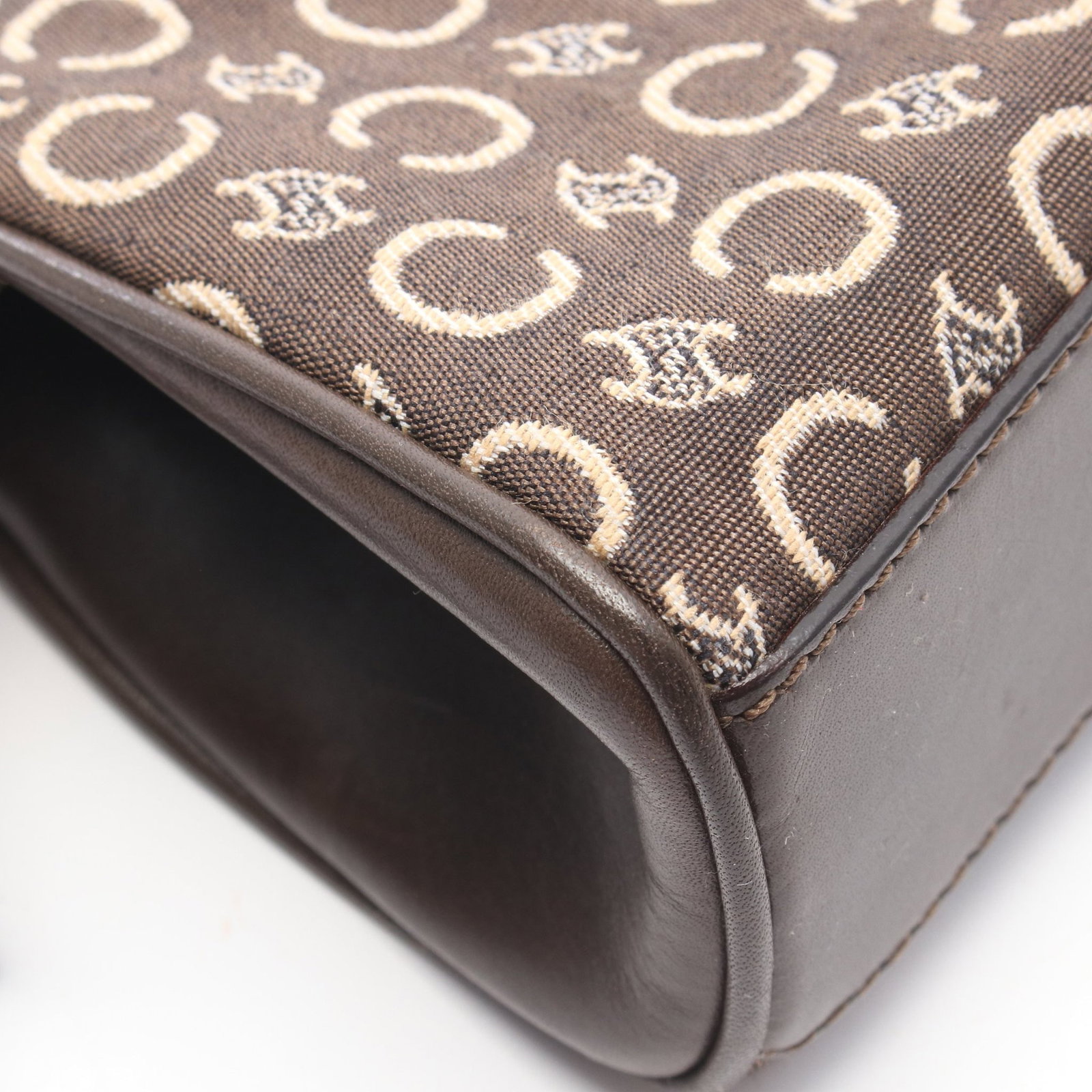Celine C Macadam Canvas Handbag - 6