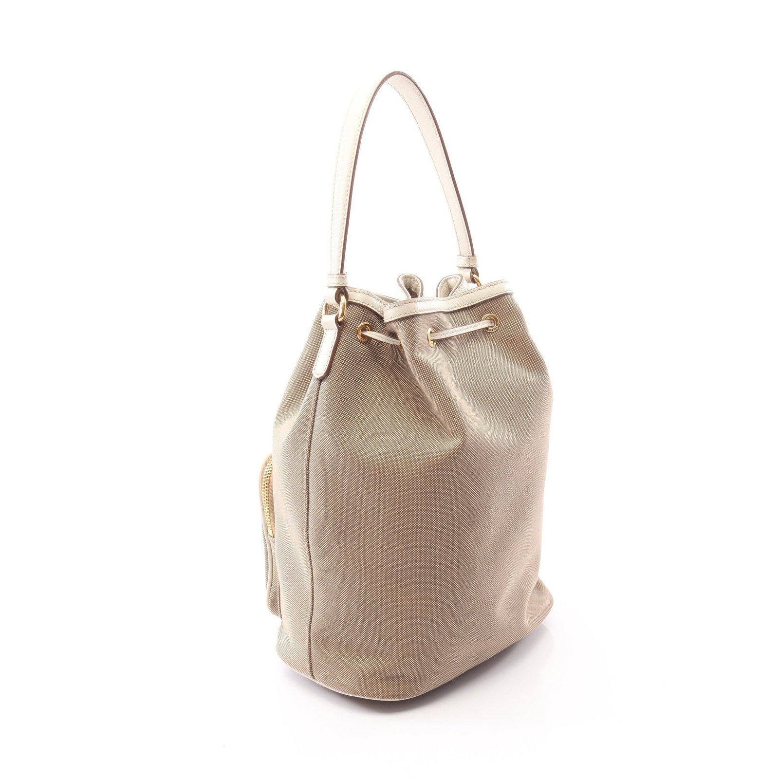 Prada Logo Jacquard 2WAY Beige - 2