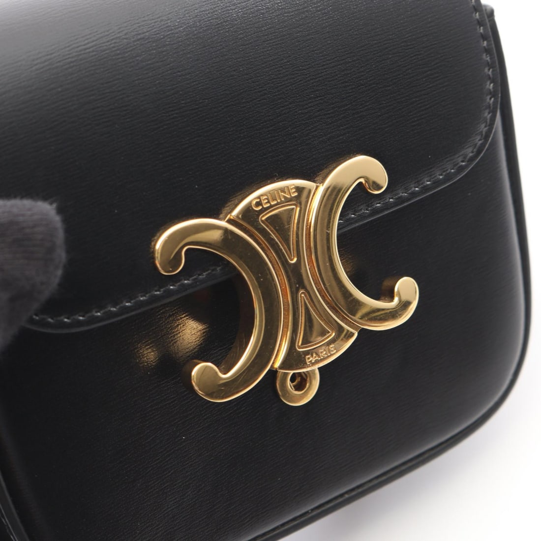 Celine Mini Claude Triomphe Black - 7