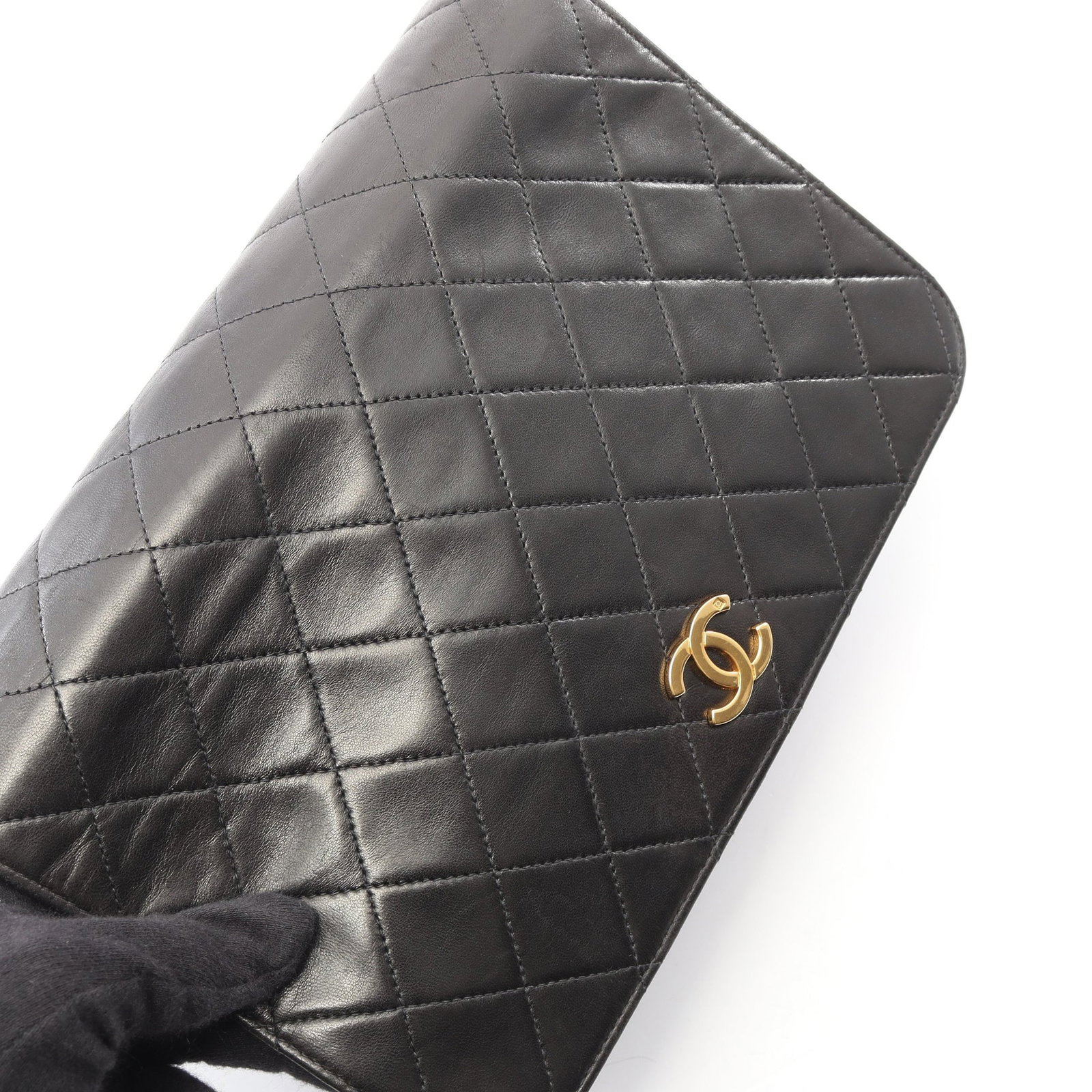 Chanel Full Flap Push Lock Black - 10