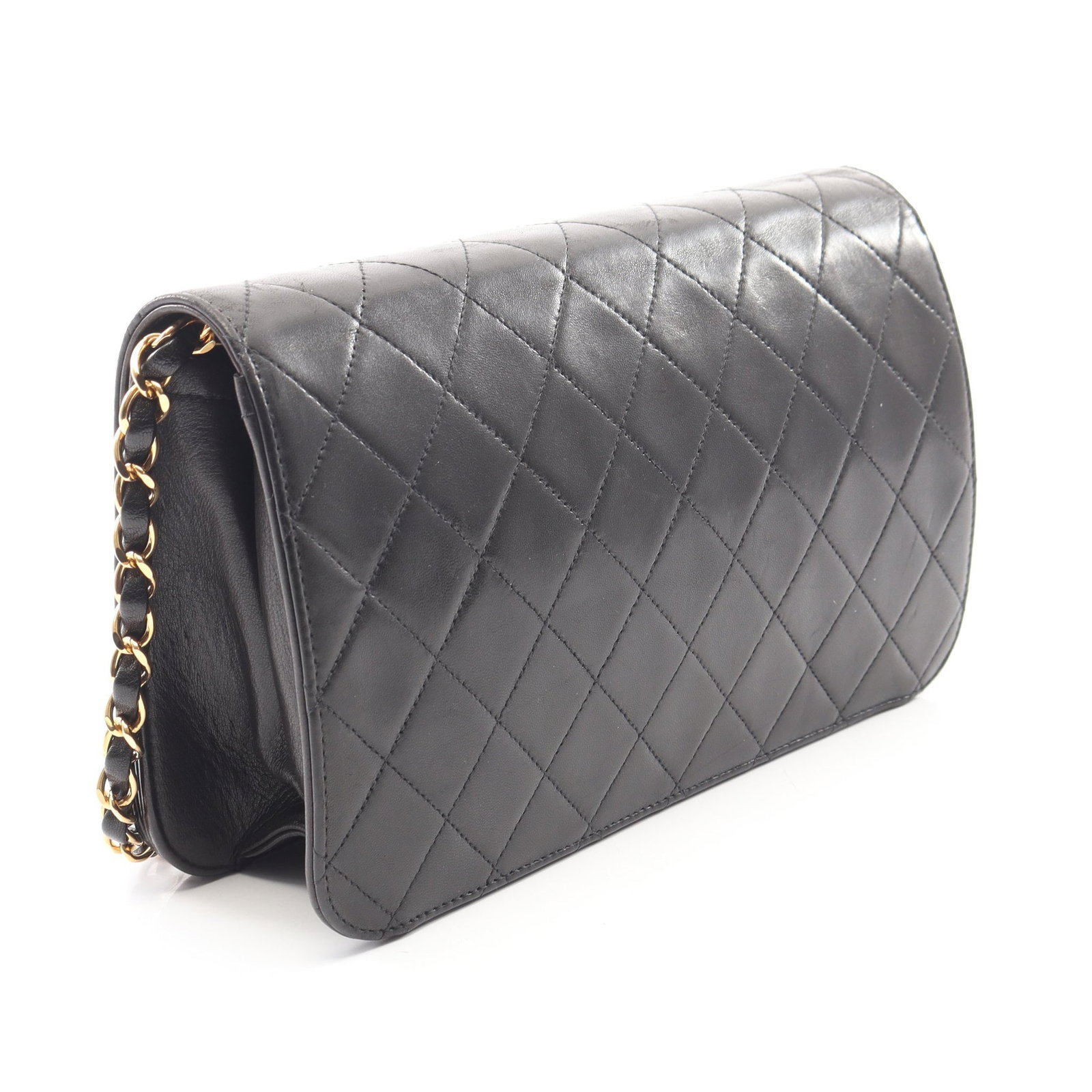 Chanel Full Flap Push Lock Black - 2
