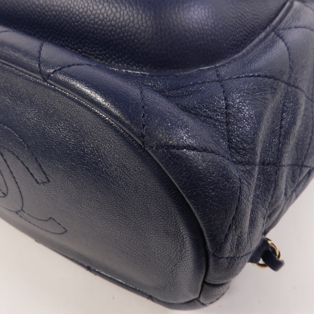Chanel Daily Round Backpack Navy - 10