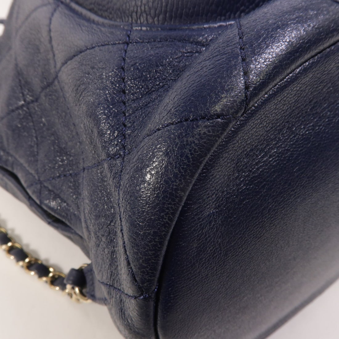 Chanel Daily Round Backpack Navy - 11